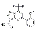 5-(2-methoxyphenyl)-7-(trifluoromethyl)pyrazolo[1,5-a]pyrimidine-3-carboxylic acid CAS#: 831229-13-1