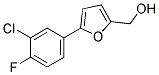 [5-(3-CHLORO-4-FLUOROPHENYL)-2-FURYL]METHANOL CAS#: 847482-06-8