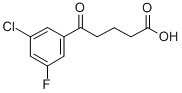 5-(3-CHLORO-5-FLUOROPHENYL)-5-OXOVALERIC ACID CAS#: 845790-48-9