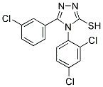 5-(3-CHLOROPHENYL)-4-(2,4-DICHLOROPHENYL)-4H-1,2,4-TRIAZOLE-3-THIOL CAS#: 885267-50-5