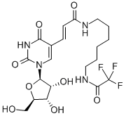 5-[3-OXO-3-[[6-[TRIFLUORACETYLAMINO]HEXYL]AMINO]-1-PROPENYL]URIDINE CAS#: 869222-70-8