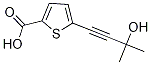 5-(3-hydroxy-3-methylbut-1-yn-1-yl)thiophene-2-carboxylic acid(SALTDATA: FREE) CAS#: 886505-51-7