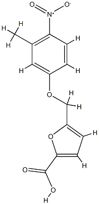 5-[(3-methyl-4-nitrophenoxy)methyl]-2-furoic acid CAS#: 832737-73-2