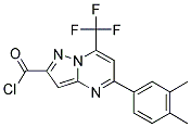 5-(3,4-DIMETHYL-PHENYL)-7-TRIFLUOROMETHYL-PYRAZOLO[1,5-A]PYRIMIDINE-2-CARBONYL CHLORIDE CAS#: 848436-24-8