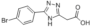 [5-(4-BROMO-PHENYL)-4H-[1,2,4]TRIAZOL-3-YL]-ACETIC ACID CAS#: 885281-00-5