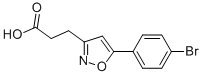 5-(4-BROMOPHENYL)ISOXAZOLE-3-PROPIONIC & CAS#: 870703-99-4