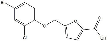5-[(4-Bromo-2-chlorophenoxy)methyl]-2-furoic acid CAS#: 832737-92-5