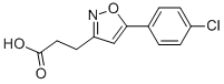 5-(4-CHLOROPHENYL)ISOXAZOLE-3-PROPIONIC& CAS#: 870704-00-0