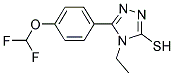 5-(4-DIFLUOROMETHOXY-PHENYL)-4-ETHYL-4 H-[1,2,4]TRIAZOLE-3-THIOL CAS#: 832127-16-9