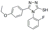 5-(4-ETHOXYPHENYL)-4-(2-FLUOROPHENYL)-4H-1,2,4-TRIAZOLE-3-THIOL CAS#: 885460-05-9