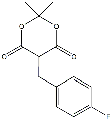 5-(4-Fluorobenzyl)-2,2-diMethyl-1,3dioxane-4,6-dione CAS#: 876405-68-4