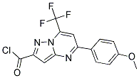 5-(4-METHOXY-PHENYL)-7-TRIFLUOROMETHYL-PYRAZOLO-[1,5-A]PYRIMIDINE-2-CARBONYL CHLORIDE CAS#: 848422-46-8