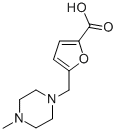 5-(4-METHYL-PIPERAZIN-1-YLMETHYL)-FURAN-2-CARBOXYLIC ACID CAS#: 865470-86-6