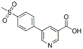 5-[4-(METHYLSULFONYL)PHENYL]NICOTINIC ACID CAS#: 893740-53-9