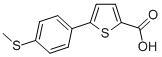 5-(4-(METHYLTHIO)PHENYL)THIOPHENE-2-CAR& CAS#: 870703-97-2