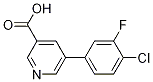 5-(4-chloro-3-fluorophenyl)pyridine-3-carboxylic acid CAS#: 893740-56-2