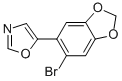 5-(6-BROMOBENZO[D][1,3]DIOXOL-5-YL)OXAZOLE CAS#: 850349-74-5