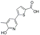 5-(6-HYDROXY-5-METHYL-PYRIDIN-3-YL)-THIOPHENE-2-CARBOXYLIC ACID CAS#: 887201-37-8