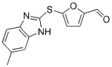 5-(6-METHYL-1H-BENZOIMIDAZOL-2-YLSULFANYL)-FURAN-2-CARBALDEHYDE CAS#: 842957-71-5