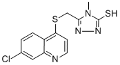 5-[[(7-CHLORO-4-QUINOLINYL)SULFANYL]METHYL]-4-METHYL-4H-1,2,4-TRIAZOLE-3-THIOL CAS#: 845885-91-8