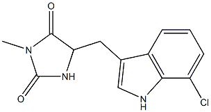 5-((7-Cl-1H-indol-3-yl)Methyl)-3-MethyliMidazolidine-2,4-dione) CAS#: 852391-15-2