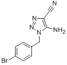 5-AMINO-1-(4-BROMOBENZYL)-1H-1,2,3-TRIAZOLE-4-CARBONITRILE CAS#: 850374-96-8