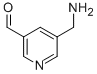 5-(Aminomethyl)-3-pyridinecarboxaldehyde CAS#: 887579-82-0