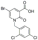 5-BROMO-1-(2,4-DICHLOROBENZYL)-2-OXO-1,2-DIHYDRO-3-PYRIDINECARBOXYLIC ACID CAS#: 886360-99-2