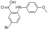 5-BROMO-2-(4-METHOXY-PHENYLAMINO)-BENZOIC ACID CAS#: 873914-47-7