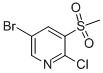 5-BROMO-2-CHLORO-3-METHYLSULFONYLPYRIDINE CAS#: 887308-14-7