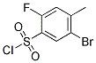 5-BROMO-2-FLUORO-4-METHYLBENZENESULFONYL CHLORIDE CAS#: 874801-49-7