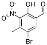 5-BROMO-2-HYDROXY-4-METHYL-3-NITRO-BENZALDEHYDE CAS#: 886504-36-5