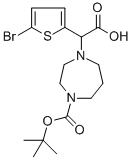 [(5-BROMO-2-THIENYL)(4-TERT-BUTOXYCARBONYL)-1,4-DIAZEPAN-1-YL]ACETIC ACID CAS#: 834884-89-8