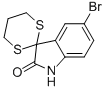 5-BROMO-3,3-(PROPYLENEDITHIO)-1,3-DIHYDRO-INDOLE-2-ONE CAS#: 850349-48-3