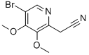 (5-BROMO-3,4-DIMETHOXY-PYRIDIN-2-YL)-ACETONITRILE CAS#: 850349-70-1