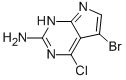 5-BROMO-4-CHLORO-1H-PYRROLO[2,3-D]PYRIMIDIN-2-AMINE CAS#: 873792-87-1