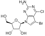 5-BROMO-4-CHLORO-7-SS-D-RIBOFURANOSYL-7H-PYRROLO[2,3-D]PYRIMIDIN-2-AMINE CAS#: 873792-93-9