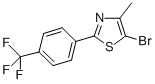 5-BROMO-4-METHYL-2-[4-(TRIFLUOROMETHYL)PHENYL]-1,3-THIAZOLE CAS#: 850375-27-8