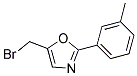 5-BROMOMETHYL-2-M-TOLYL-OXAZOLE CAS#: 886364-37-0