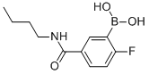 5-(BUTYLCARBAMOYL)-2-FLUOROBENZENEBORONIC ACID CAS#: 874289-50-6