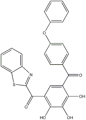 [5-(Benzothiazole-2-carbonyl)-2,3,4-trihydroxy-phenyl]-(4-phenoxy-phenyl)-methanone CAS#: 877878-47-2