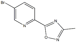 5-Bromo-2-(3-methyl-[1,2,4]oxadiazol-5-yl)-pyridine CAS#: 879883-63-3