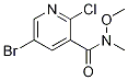 5-Bromo-2-chloro-N-methoxy-N-methylpyridine-3-carboxamide CAS#: 885223-63-2