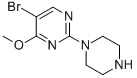 5-Bromo-4-methoxy-2-(1-piperazinyl)pyrimidine CAS#: 885267-38-9