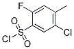 5-CHLORO-2-FLUORO-4-METHYLBENZENESULFONYL CHLORIDE CAS#: 874801-53-3