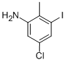 5-CHLORO-3-IODO-2-METHYLANILINE CAS#: 870606-29-4