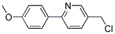 5-(CHLOROMETHYL)-2-(4-METHOXYPHENYL)PYRIDINE CAS#: 886361-72-4