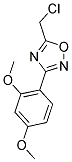 5-(CHLOROMETHYL)-3-(2,4-DIMETHOXYPHENYL)-1,2,4-OXADIAZOLE CAS#: 854137-68-1