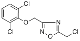 5-(CHLOROMETHYL)-3-[(2,6-DICHLOROPHENOXY)METHYL]-1,2,4-OXADIAZOLE CAS#: 850375-35-8
