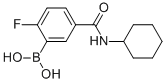 5-(CYCLOHEXYLCARBAMOYL)-2-FLUOROBENZENEBORONIC ACID CAS#: 874289-44-8
